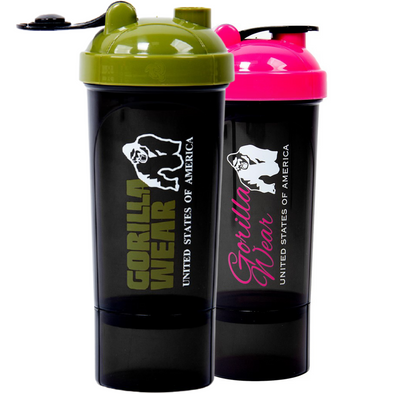 Gorilla Wear Shaker Compact (400ml) + (100ml container) - NutriFirst Pte Ltd
