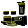 Gorilla Wear Shaker 2 GO (500ml) + (2x130ml containers) - NutriFirst Pte Ltd