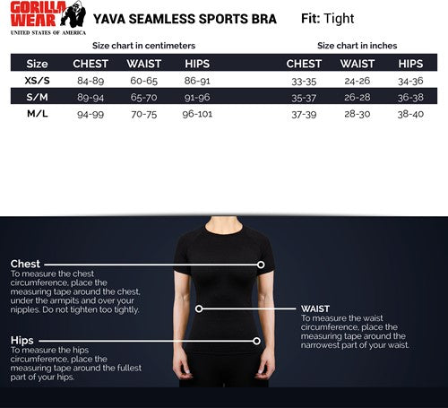 Gorilla Wear Yava Seamless Sports Bra - NutriFirst Pte Ltd